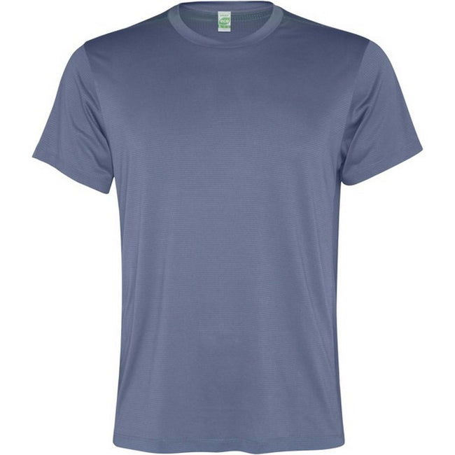 Zen Blue - Front - Roly Mens Slam Short-Sleeved Sports T-Shirt
