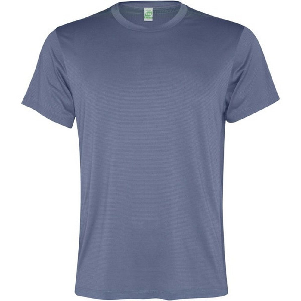 Zen Blue - Front - Roly Mens Slam Short-Sleeved Sports T-Shirt