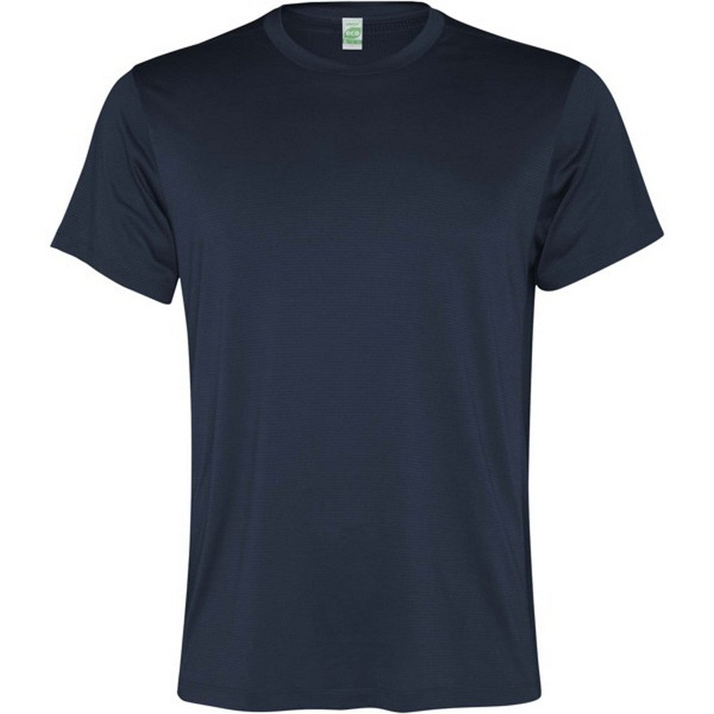 Navy Blue - Front - Roly Mens Slam Short-Sleeved Sports T-Shirt