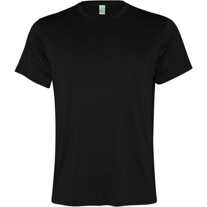 Solid Black - Front - Roly Mens Slam Short-Sleeved Sports T-Shirt