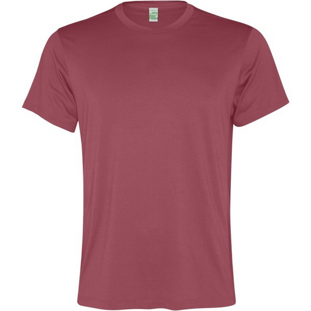 Berry Red - Front - Roly Mens Slam Short-Sleeved Sports T-Shirt