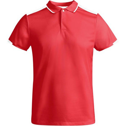 Red-White - Front - Roly Mens Tamil Short-Sleeved Polo Shirt