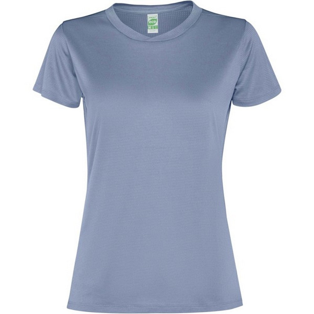 Zen Blue - Front - Roly Womens-Ladies Slam Short-Sleeved Sports T-Shirt