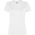White - Front - Roly Womens-Ladies Slam Short-Sleeved Sports T-Shirt
