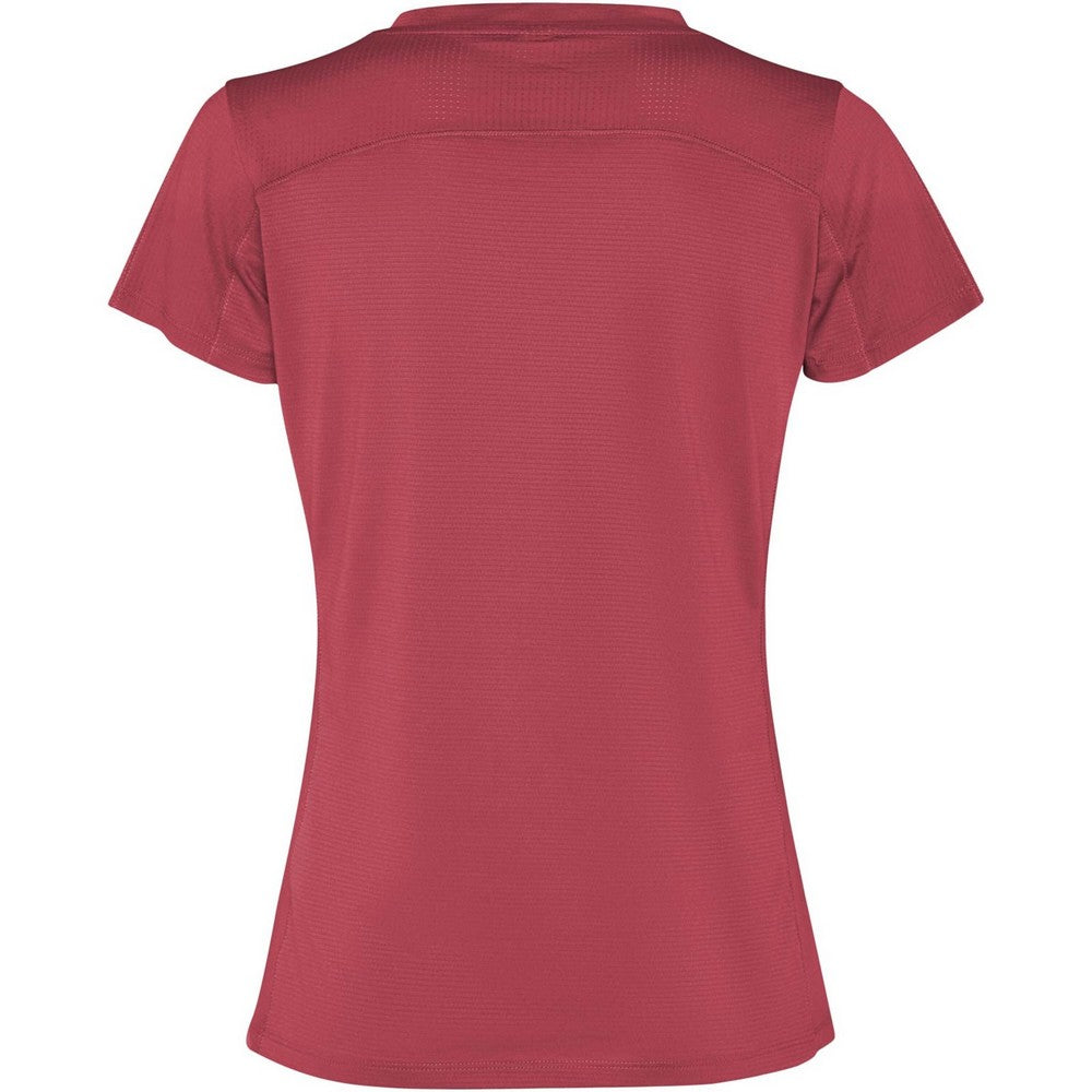 Berry Red - Back - Roly Womens-Ladies Slam Short-Sleeved Sports T-Shirt