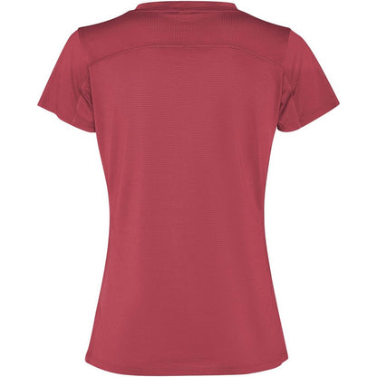 Berry Red - Back - Roly Womens-Ladies Slam Short-Sleeved Sports T-Shirt