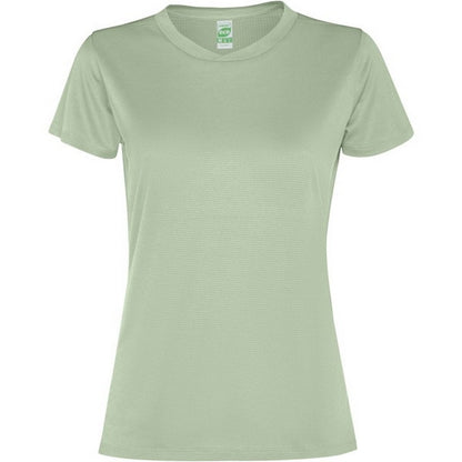 Mist Green - Front - Roly Womens-Ladies Slam Short-Sleeved Sports T-Shirt