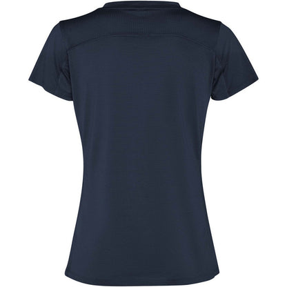 Navy Blue - Back - Roly Womens-Ladies Slam Short-Sleeved Sports T-Shirt