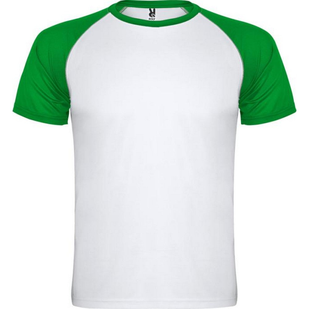 Fern Green - Front - Roly Unisex Adult Indianapolis Short-Sleeved Sports T-Shirt