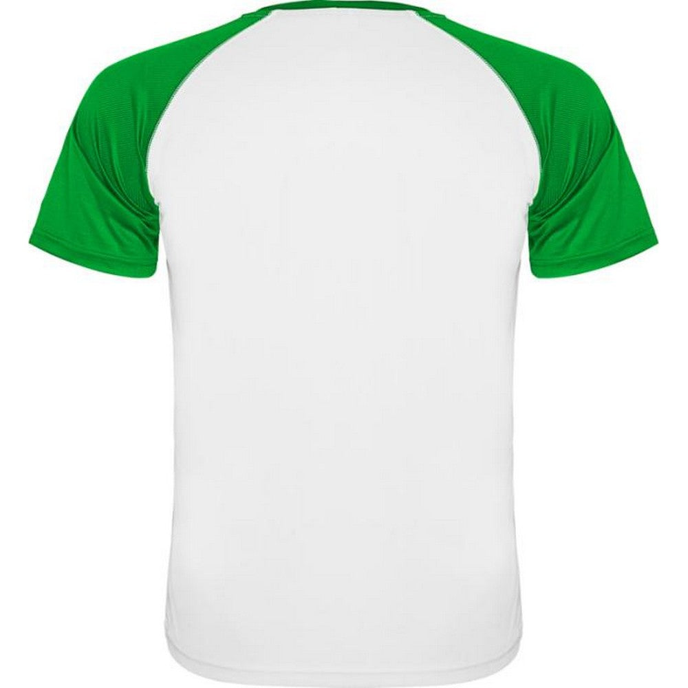 Fern Green - Back - Roly Unisex Adult Indianapolis Short-Sleeved Sports T-Shirt