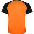 Solid Black - Back - Roly Unisex Adult Indianapolis Short-Sleeved Sports T-Shirt