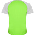 White - Back - Roly Unisex Adult Indianapolis Short-Sleeved Sports T-Shirt