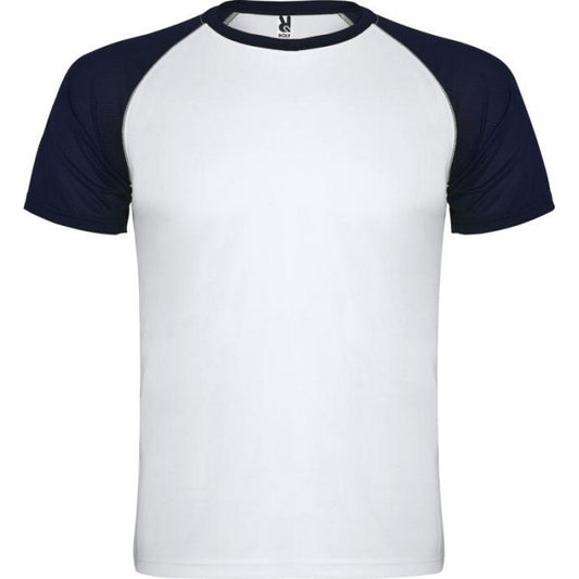 Navy Blue - Front - Roly Unisex Adult Indianapolis Short-Sleeved Sports T-Shirt