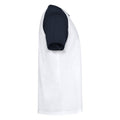 White-Navy Blue - Lifestyle - Roly Unisex Adult Indianapolis Short-Sleeved Sports T-Shirt