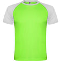 White - Front - Roly Unisex Adult Indianapolis Short-Sleeved Sports T-Shirt