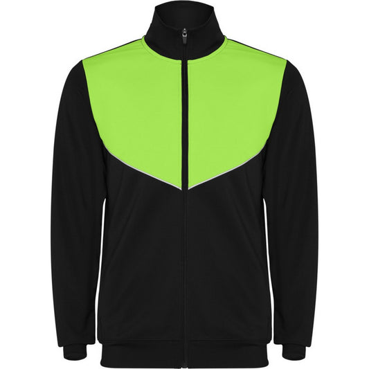 Lime - Front - Roly Childrens-Kids Evans Tracksuit