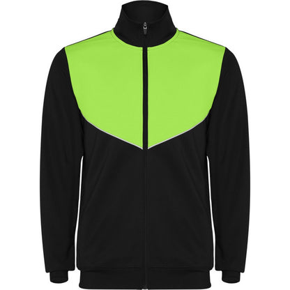 Lime - Front - Roly Childrens-Kids Evans Tracksuit