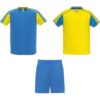 Yellow-Royal Blue - Front - Roly Unisex Adult Juve Sports Sports Set