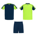Fluorescent Green-Navy Blue - Front - Roly Unisex Adult Juve Sports Sports Set