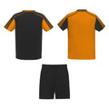 Orange-Solid Black - Back - Roly Unisex Adult Juve Sports Sports Set