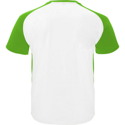 White-Fern Green - Back - Roly Childrens-Kids Bugatti Short-Sleeved Sports T-Shirt