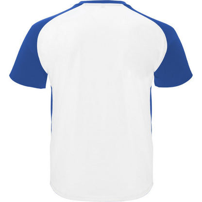 White-Royal Blue - Back - Roly Childrens-Kids Bugatti Short-Sleeved Sports T-Shirt