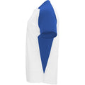 White-Royal Blue - Lifestyle - Roly Childrens-Kids Bugatti Short-Sleeved Sports T-Shirt
