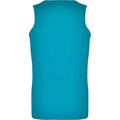 Turquoise - Back - Roly Mens Andre Sports Vest Top