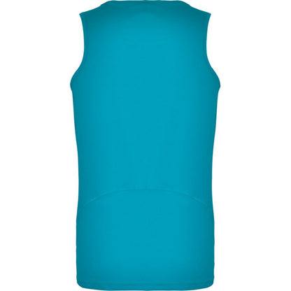 Turquoise - Back - Roly Mens Andre Sports Vest Top