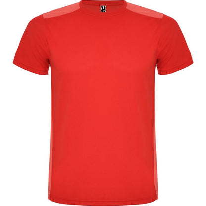 Red - Front - Roly Unisex Adult Detroit Short-Sleeved Sports T-Shirt