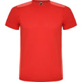 Red - Front - Roly Unisex Adult Detroit Short-Sleeved Sports T-Shirt