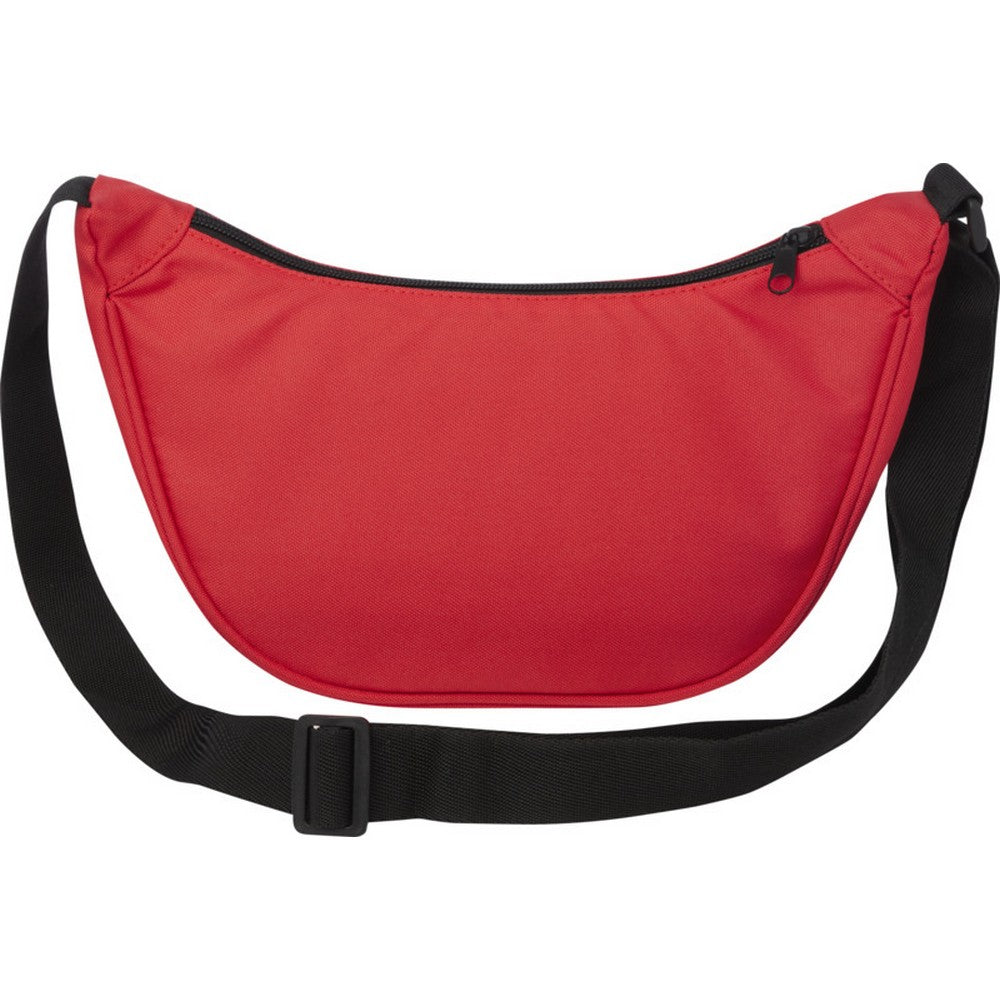 Red - Back - Byron Recycled Polyester 1.5L Waist Bag