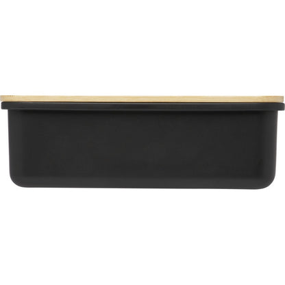 Solid Black-Beige - Back - Seasons Mangi 750ml Lunch Box