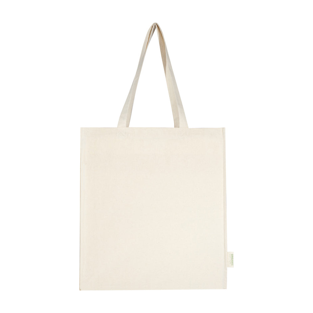 Natural - Front - Orissa Organic Gusseted 14L Tote Bag
