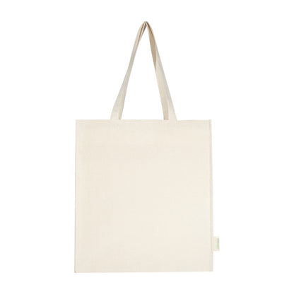 Natural - Front - Orissa Organic Gusseted 14L Tote Bag