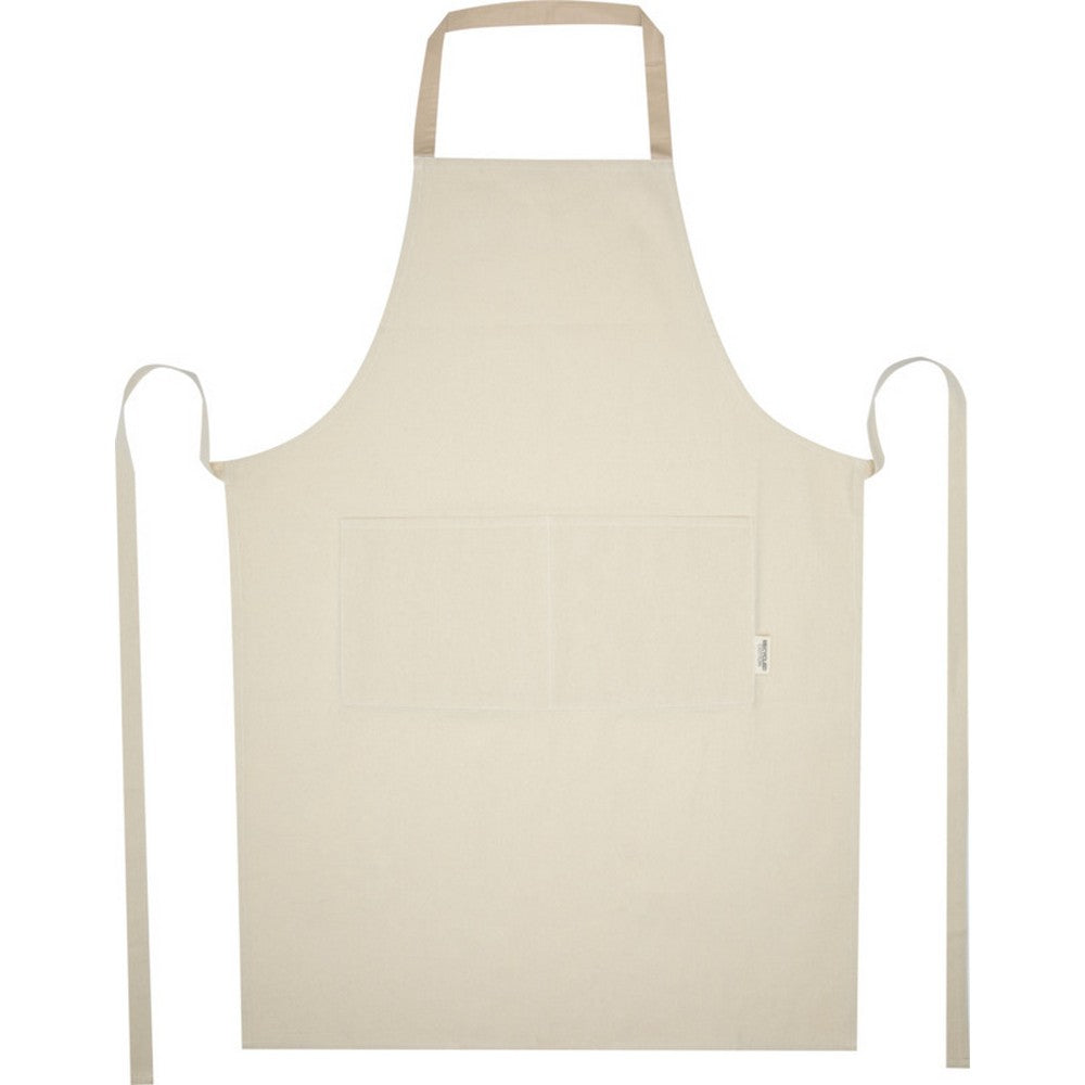 Oatmeal-Natural - Front - Nia Recycled Cotton Apron