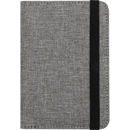 Heather Grey - Back - Ross RPET Passport Cover