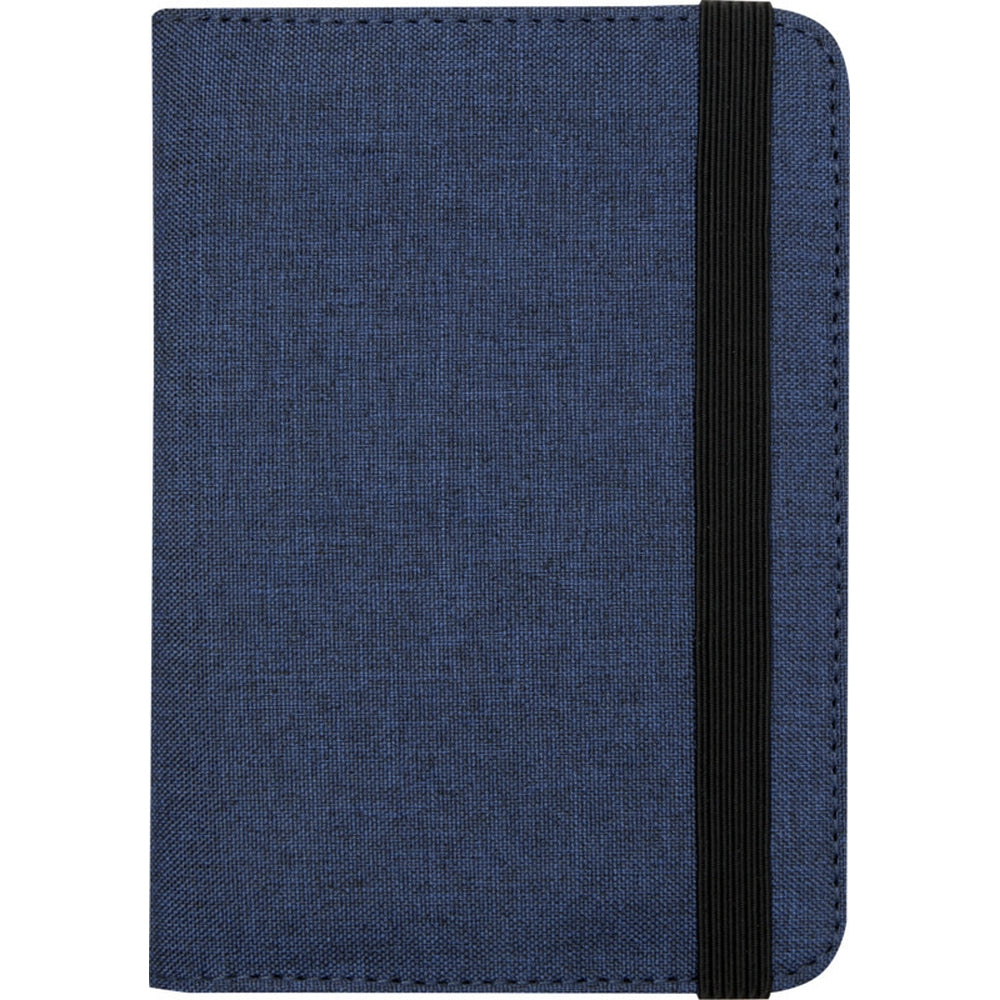 Heather Navy - Back - Ross RPET Passport Cover