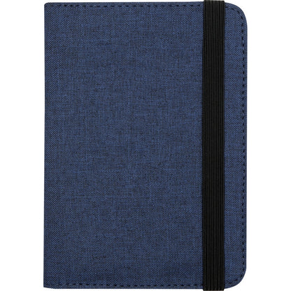 Heather Navy - Back - Ross RPET Passport Cover