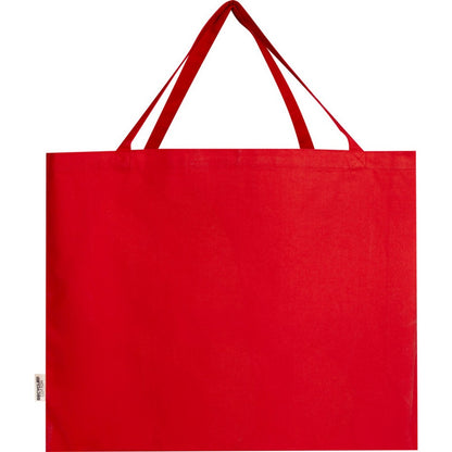 Red - Front - Odessa Recycled Cotton Tote Bag