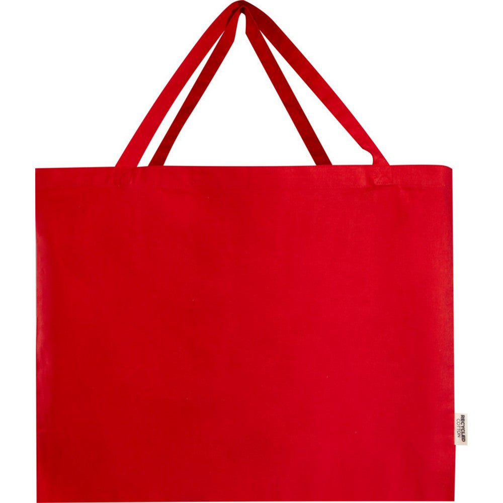 Red - Back - Odessa Recycled Cotton Tote Bag