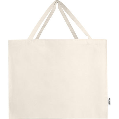 Natural - Back - Odessa Recycled Cotton Tote Bag