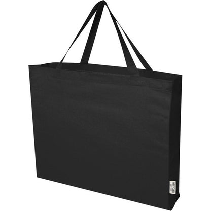 Solid Black - Pack Shot - Odessa Recycled Cotton Tote Bag