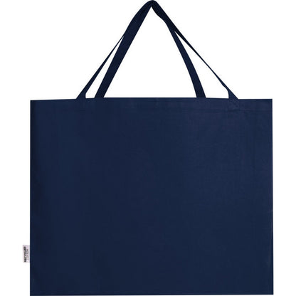 Navy - Front - Odessa Recycled Cotton Tote Bag
