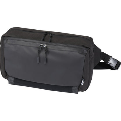 Solid Black - Close up - Roam Modular Recycled Crossbody Bag
