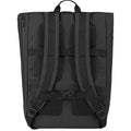Solid Black - Back - Moleskine Metro Roll Top Backpack