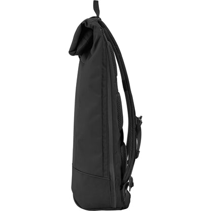 Solid Black - Lifestyle - Moleskine Metro Roll Top Backpack