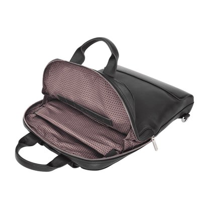 Solid Black - Pack Shot - Moleskine Classic Vertical Laptop Bag