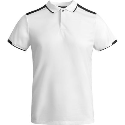White-Black - Front - Roly Childrens-Kids Tamil Short-Sleeved Polo Shirt