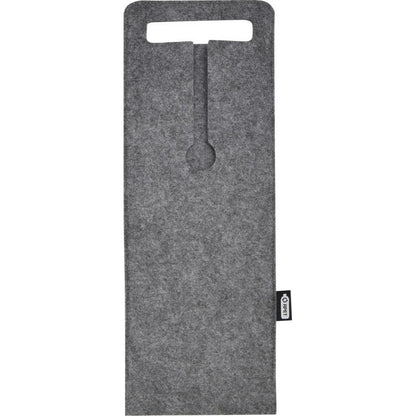 Medium Grey - Front - Felta Recycled Felt 750ml Wine Bag